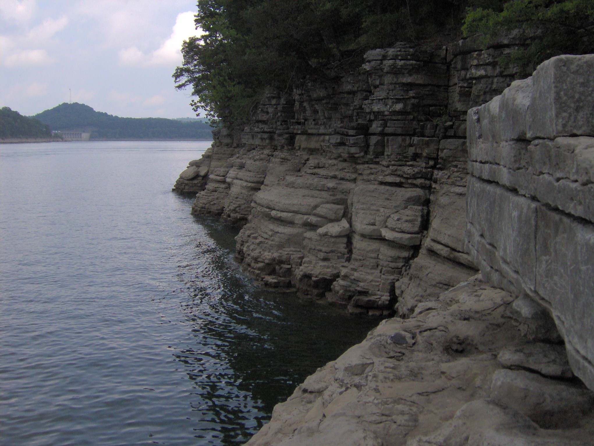 A bluff is more than scenery