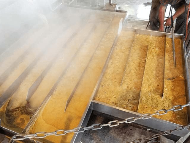 Sorghum boiling at Muddy Pond